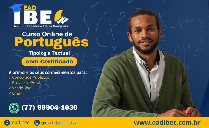 Curso Online de Português – Tipologia Textual