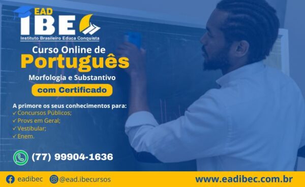 Curso Online de Português Morfologia e Substantivo